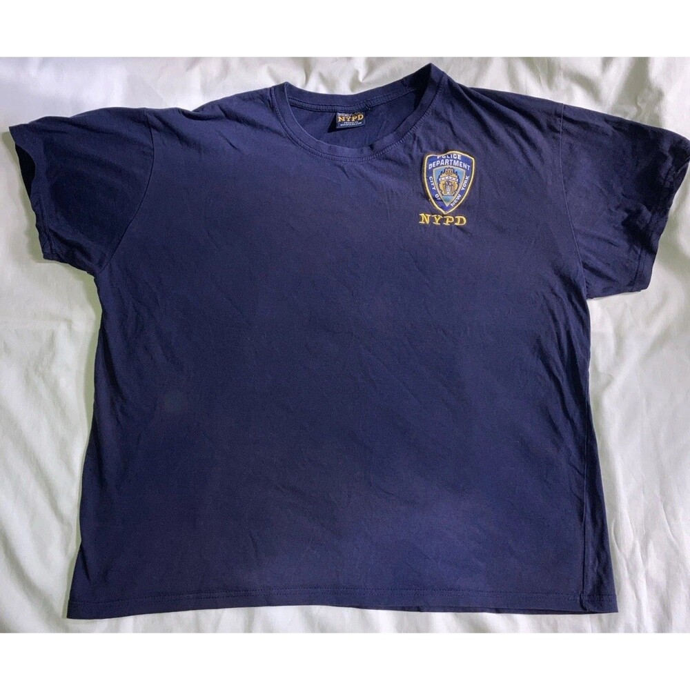 Officially Licensed Navy NYPD Men’s T-shirt Size XL